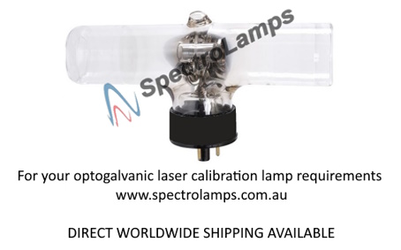 Optogalvanic - Laser Calibration Lamps - See Through Hollow Cathode Lamp